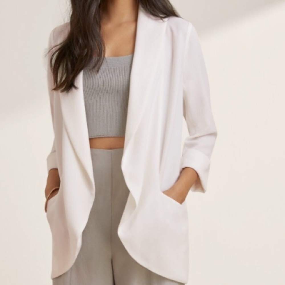 Aritzia Wilfred Chevalier Jacket Blazer Oak